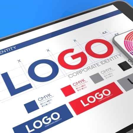 Custom logo file package prepared for print and web